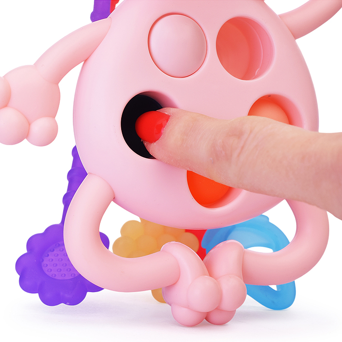 Фото к товару Погремушка-грызунок 2100A "Лягушка" в коробке Погремушка-грызунок 2100A "Лягушка" в коробке