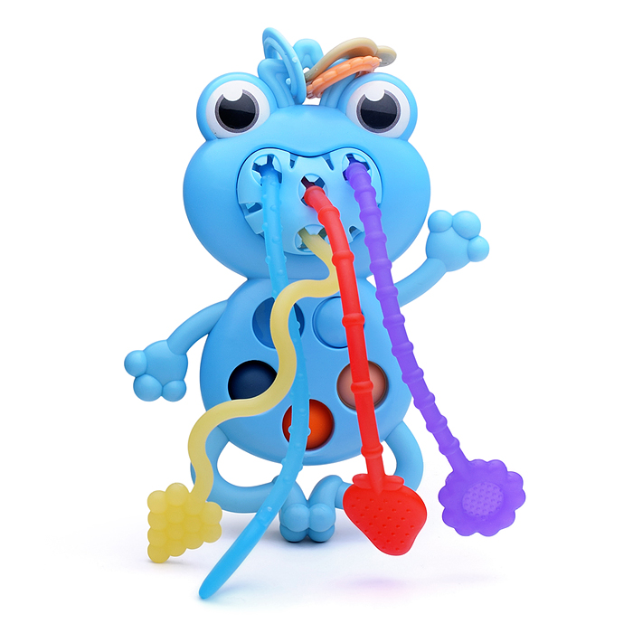 Фото к товару Погремушка-грызунок 2100A "Лягушка" в коробке Погремушка-грызунок 2100A "Лягушка" в коробке