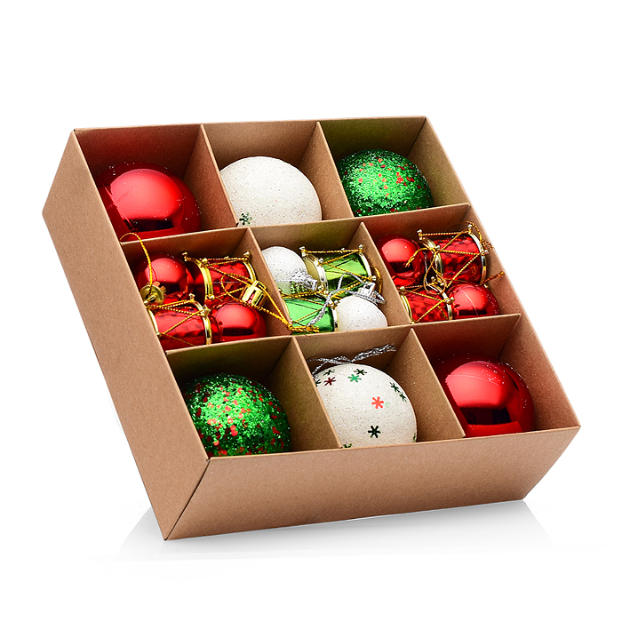 Фото к товару Набор новогодних шаров S2004 "Карнавал ассорти" 3-6см*30шт Набор новогодних шаров S2004 "Карнавал ассорти" 3-6см*30шт