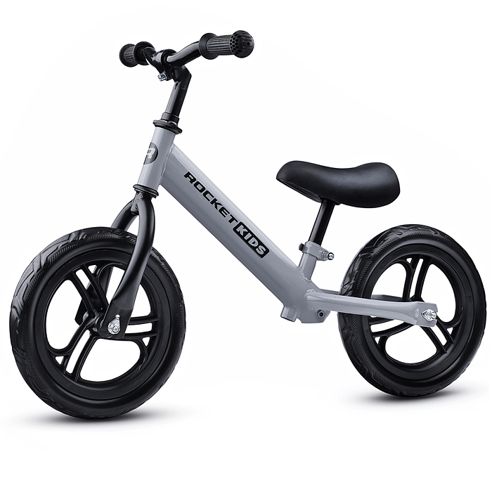 Беговел 12" Rocket, колеса EVA, цвет серый Беговел 12" Rocket, колеса EVA, цвет серый