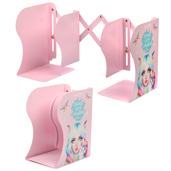 Подставка для учебников и книг "Miracle" 19x14,7x9 см, металлическая, телескопическая, окра Подставка для учебников и книг "Miracle" 19x14,7x9 см, металлическая, телескопическая, окра