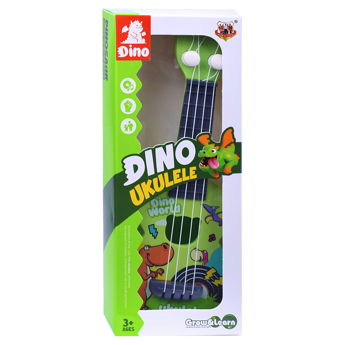 Фото к товару Гитара 8837 "Динозаврик" в коробке Гитара 8837 "Динозаврик" в коробке