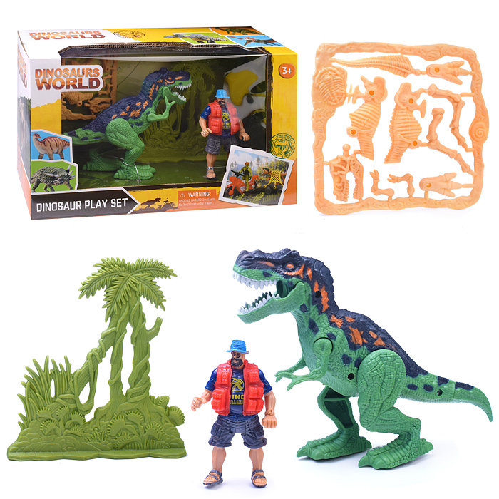 Набор с динозавром 2121-51G "Юрский период" в коробке Набор с динозавром 2121-51G "Юрский период" в коробке