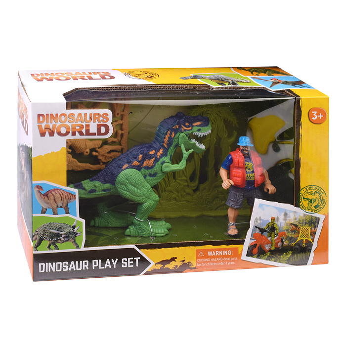 Фото к товару Набор с динозавром 2121-51G "Юрский период" в коробке Набор с динозавром 2121-51G "Юрский период" в коробке