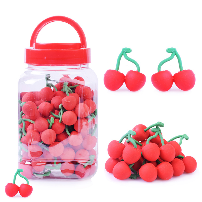 Ластик "Две вишенки " термопласт. резина, можно использовать как счетный материал Ластик "Две вишенки " термопласт. резина, можно использовать как счетный материал