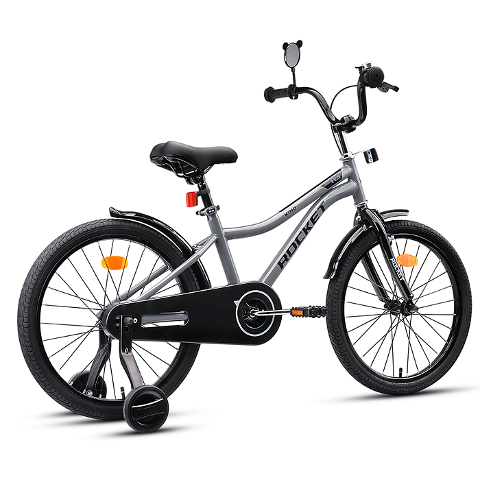 Фото к товару Велосипед 18" Rocket Kind, цвет серый Велосипед 18" Rocket Kind, цвет серый
