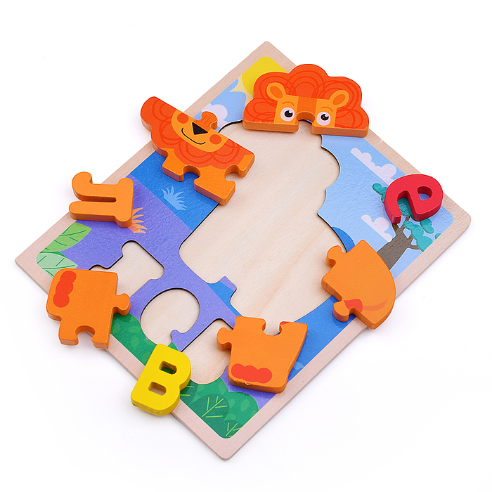 Пазл-вкладыш D2021-3 "Лев"