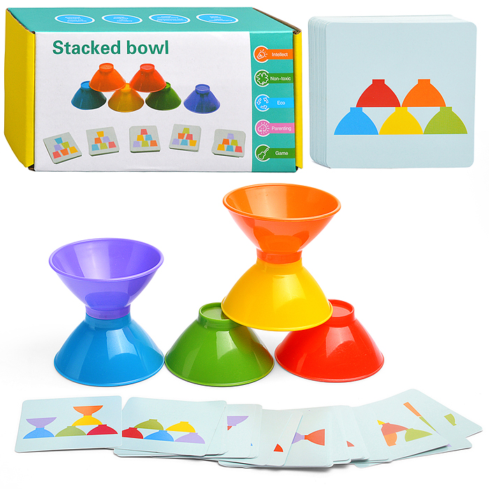 Игра развивающая D2028 "Пирамидки" Игра развивающая D2028 "Пирамидки"