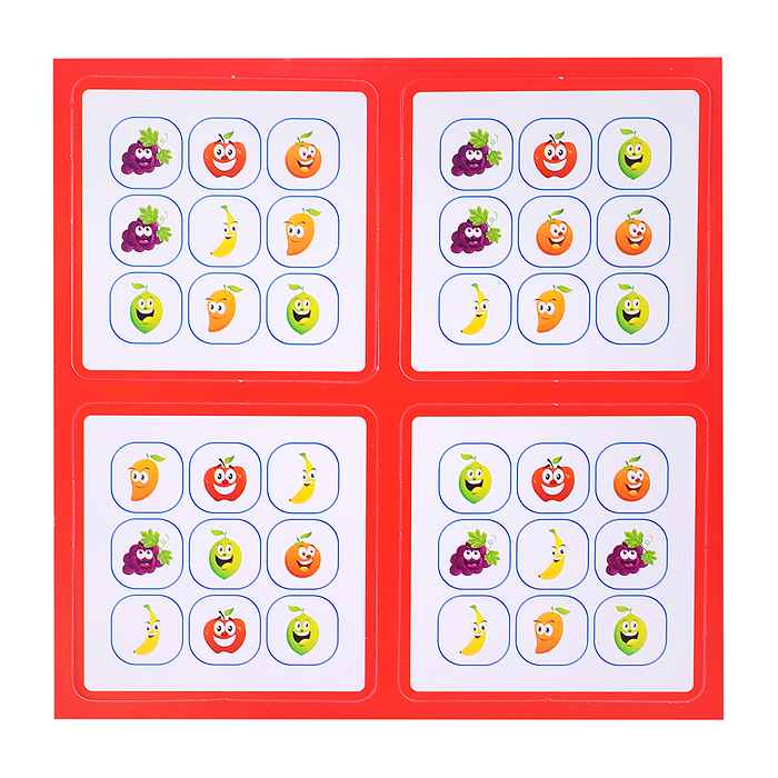 Настольная игра 75 "Кто быстрей? Фрукты."