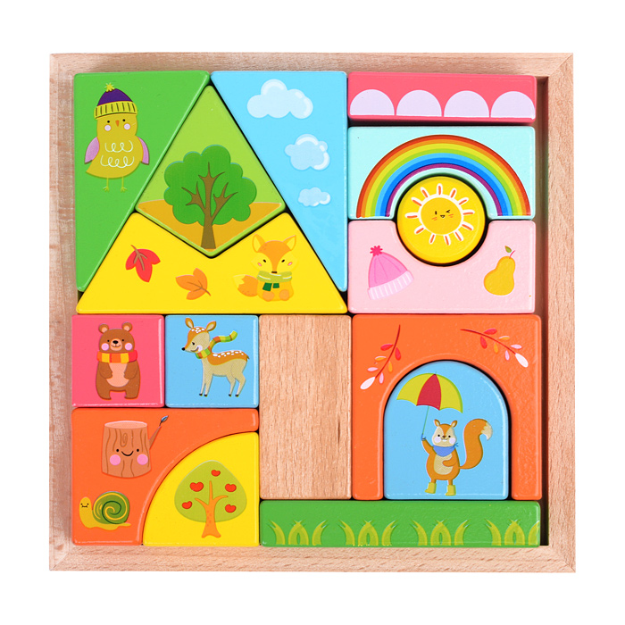 Конструктор D1513 "Яркое лето" в коробке