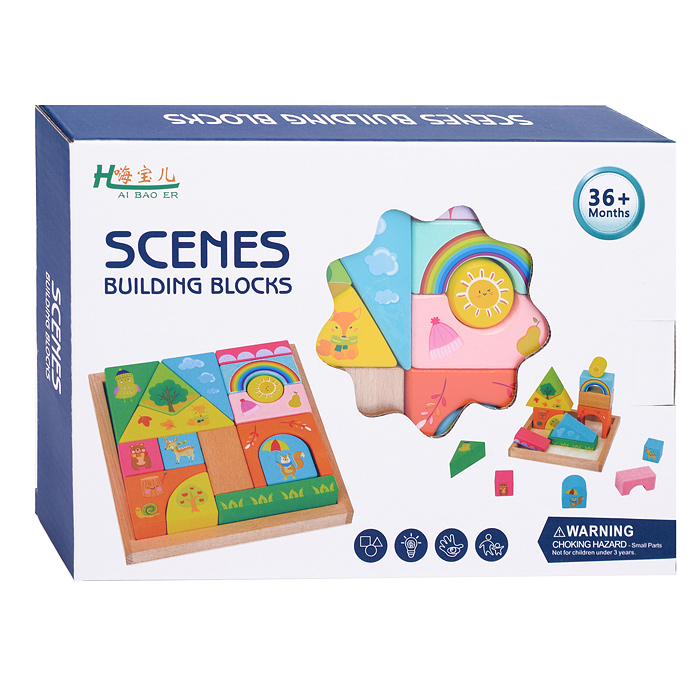 Конструктор D1513 "Яркое лето" в коробке