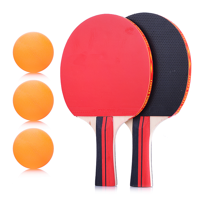 Набор для настольного тенниса 00-5672 "Shuhua 2001" (2 ракетки, 3 мяча) в блистере