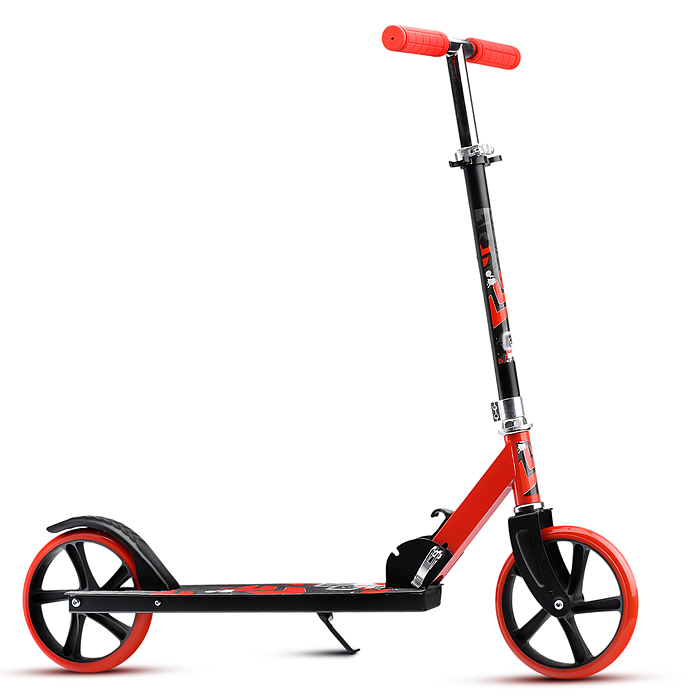 Фото к товару Самокат U012006Y 2-х кол., красный, d 200 мм., PU, в коробке Самокат U012006Y 2-х кол., красный, d 200 мм., PU, в коробке