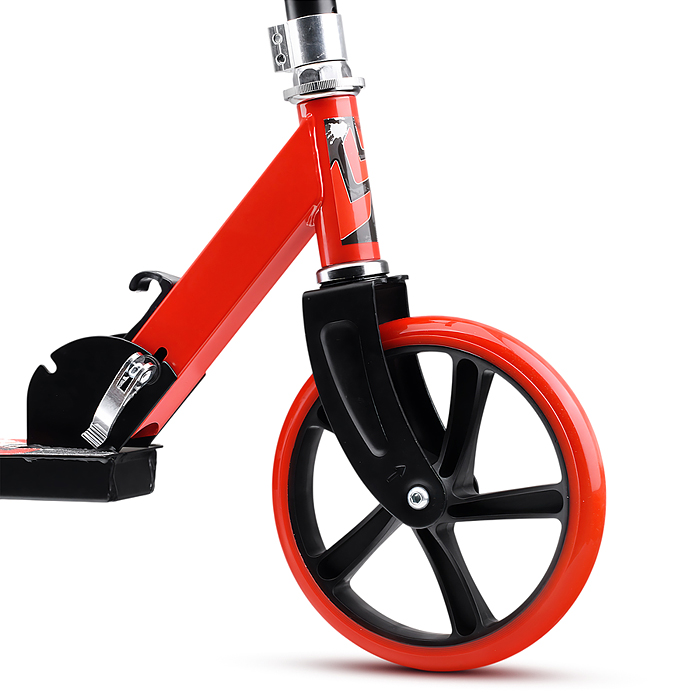 Фото к товару Самокат U012006Y 2-х кол., красный, d 200 мм., PU, в коробке Самокат U012006Y 2-х кол., красный, d 200 мм., PU, в коробке