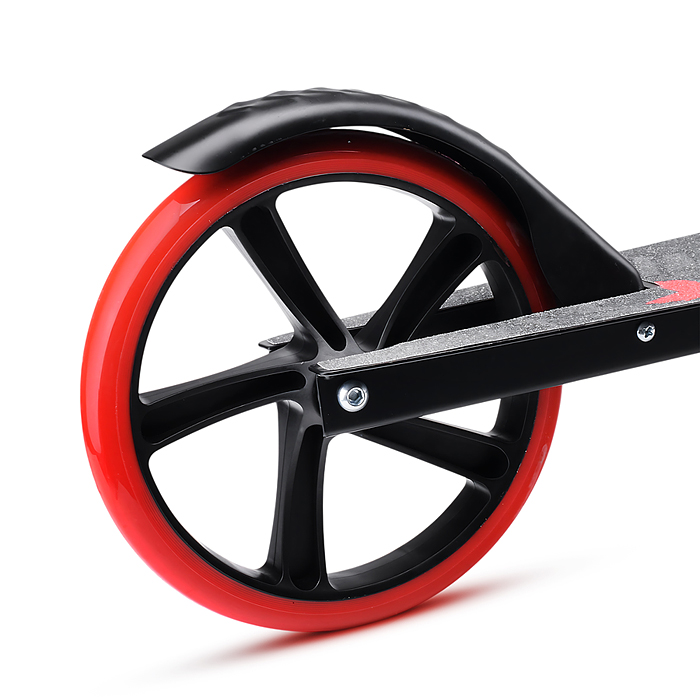 Фото к товару Самокат U012006Y 2-х кол., красный, d 200 мм., PU, в коробке Самокат U012006Y 2-х кол., красный, d 200 мм., PU, в коробке