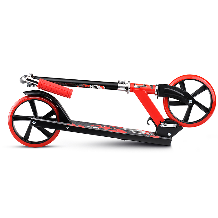 Фото к товару Самокат U012006Y 2-х кол., красный, d 200 мм., PU, в коробке Самокат U012006Y 2-х кол., красный, d 200 мм., PU, в коробке