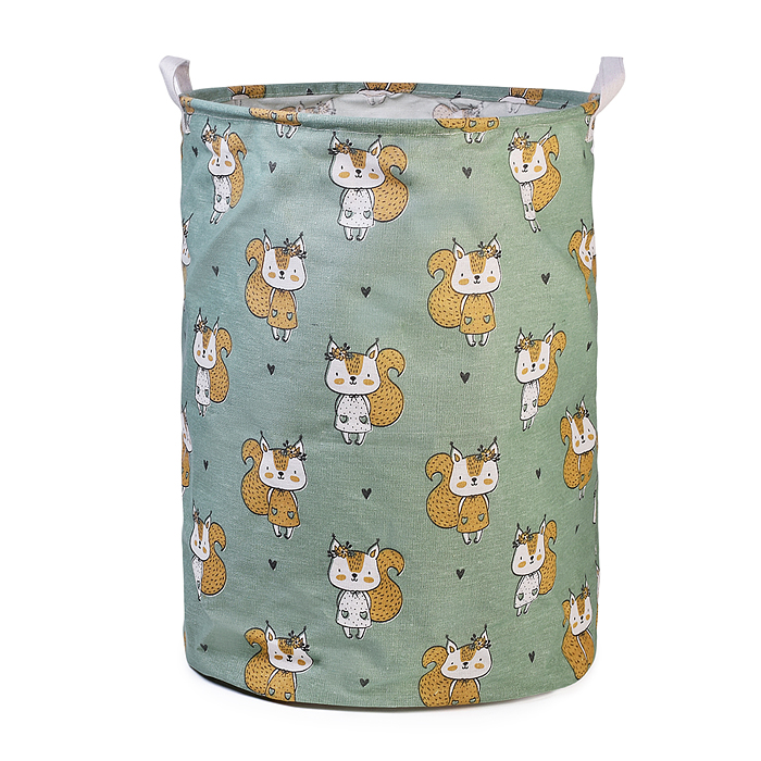 Корзина для игрушек 00-6129 "Бельчата" 40*50 см Корзина для игрушек 00-6129 "Бельчата" 40*50 см