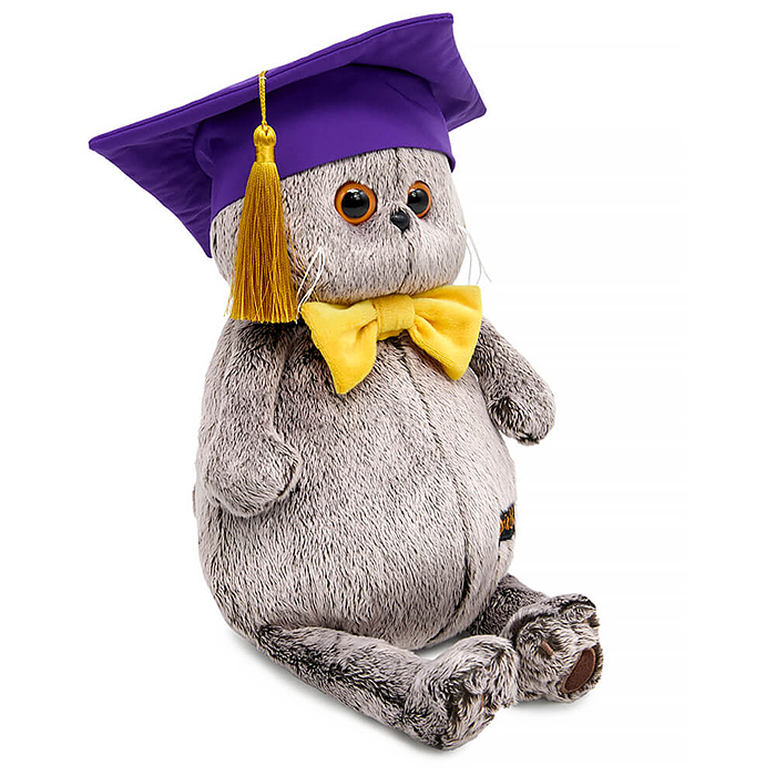 Кот Басик в академической шапочке