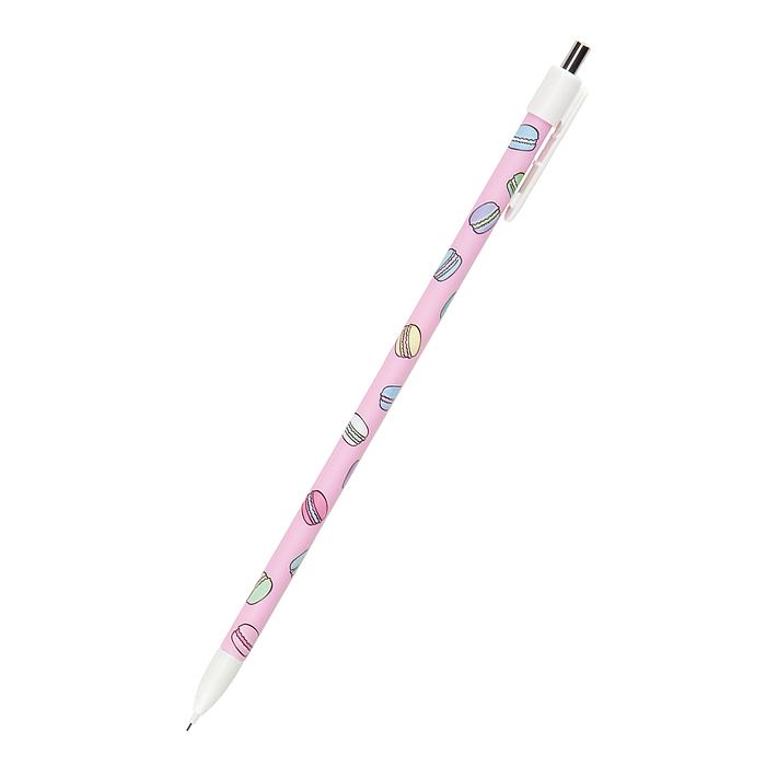 Карандаш механический 0.5 мм"MagicGraphix. Макаруны" ультратонкий прорезиненный корпус 