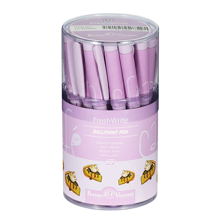 Фото к товару Ручка "FreshWrite. Кофемания. Чизкейк" шариковая 0.7 мм, синяя Ручка "FreshWrite. Кофемания. Чизкейк" шариковая 0.7 мм, синяя