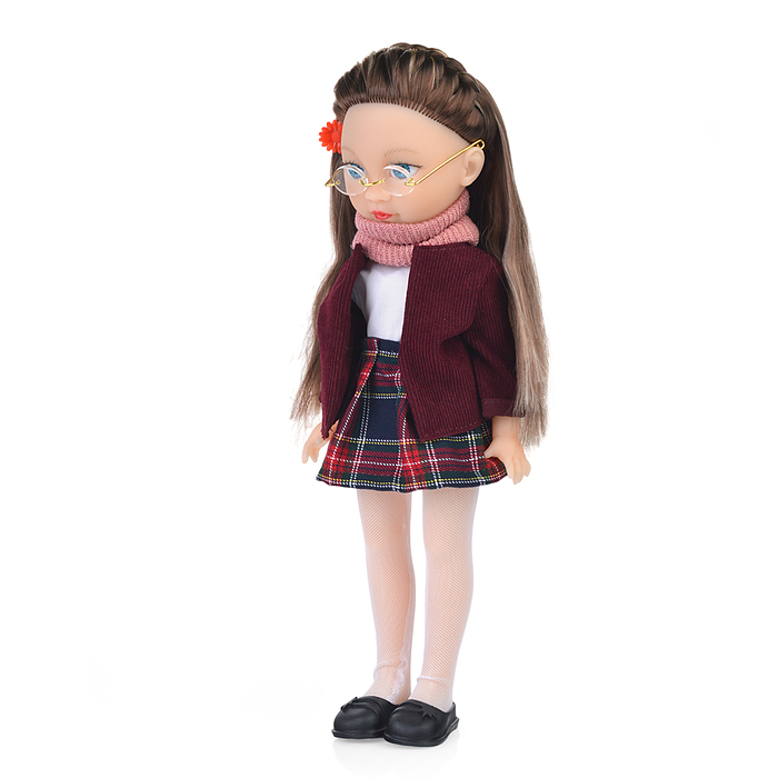 Кукла Викки в библиотеке