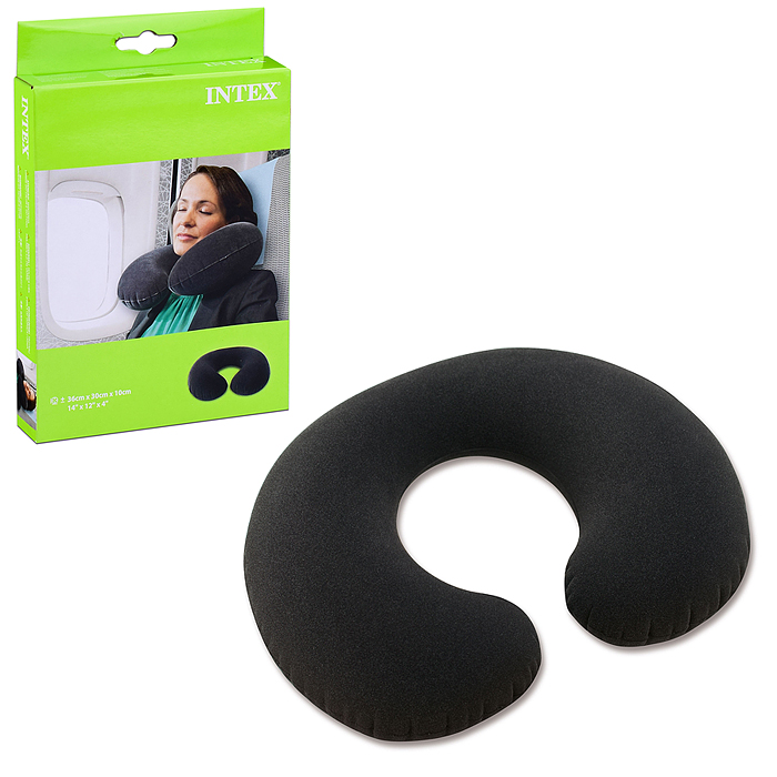 Подушка надувная Travel, 36 х 30 х 10 см, 68675 INTEX