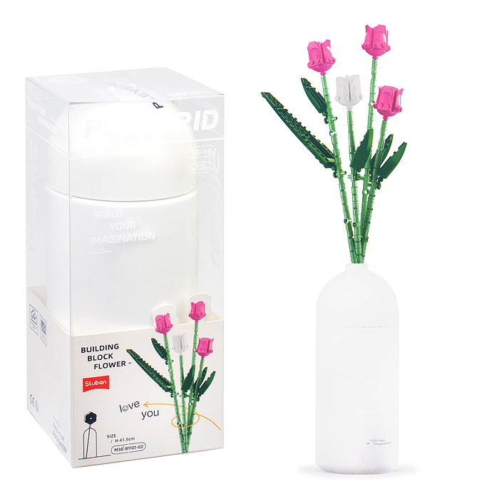 Конструктор M38-B1101-02 "Тюльпаны" (207 дет.) Конструктор M38-B1101-02 "Тюльпаны" (207 дет.)