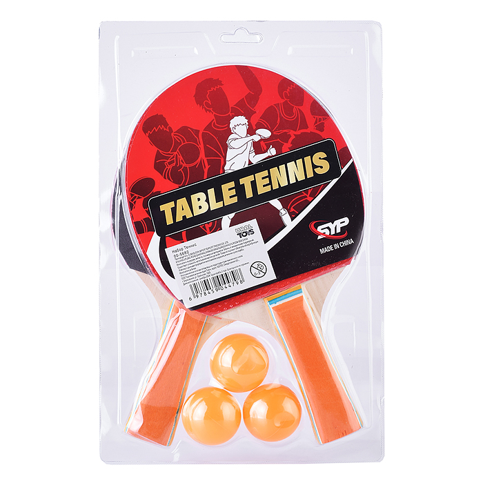 Набор для настольного тенниса 00-5682 (2 ракетки, 3 мяча) на блистере