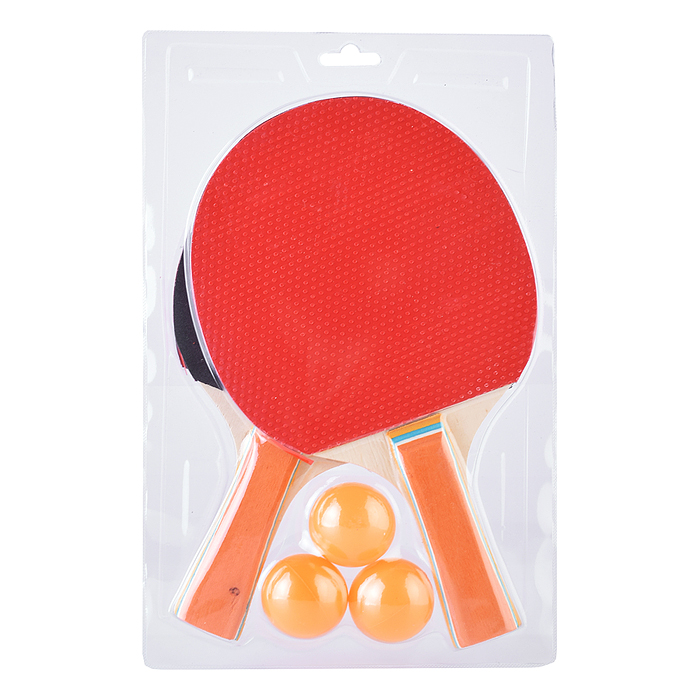 Фото к товару Набор для настольного тенниса 00-5682 (2 ракетки, 3 мяча) на блистере Набор для настольного тенниса 00-5682 (2 ракетки, 3 мяча) на блистере