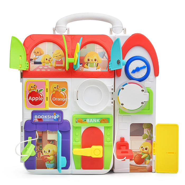 Фото к товару Игрушка развивающая XQS2069A "Умный дом" в коробке Игрушка развивающая XQS2069A "Умный дом" в коробке