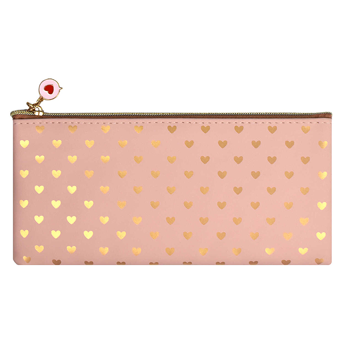 Пенал школьный "Паттерн" без наполнения, 20х9 см, искусственная кожа, 