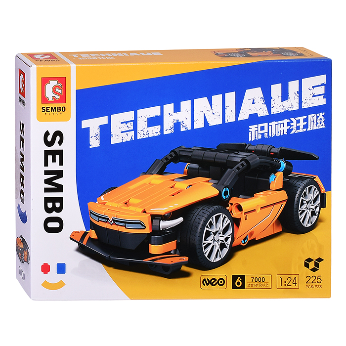 Фото к товару Конструктор 7000-7003 "Спортивное авто" в коробке Конструктор 7000-7003 "Спортивное авто" в коробке