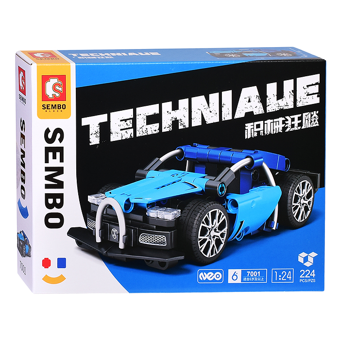 Фото к товару Конструктор 7000-7003 "Спортивное авто" в коробке Конструктор 7000-7003 "Спортивное авто" в коробке