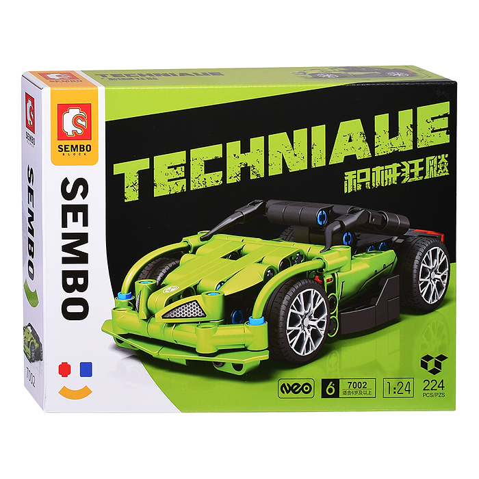 Фото к товару Конструктор 7000-7003 "Спортивное авто" в коробке Конструктор 7000-7003 "Спортивное авто" в коробке