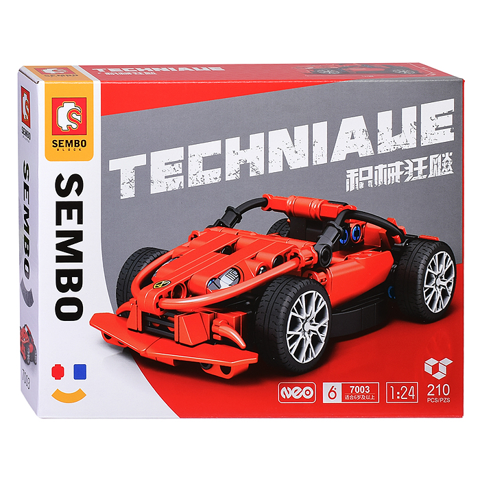 Фото к товару Конструктор 7000-7003 "Спортивное авто" в коробке Конструктор 7000-7003 "Спортивное авто" в коробке