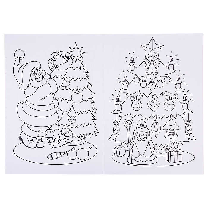 НГ Раскраски с новогодними очками. Новогодние приключения