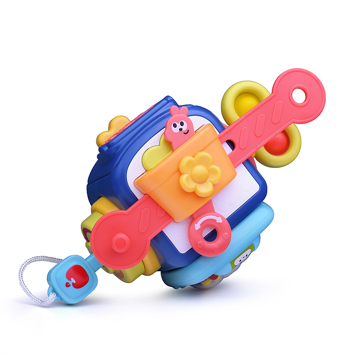 Фото к товару Развивающая игрушка Y0095 "Познавательный бизикуб" в коробке Развивающая игрушка Y0095 "Познавательный бизикуб" в коробке