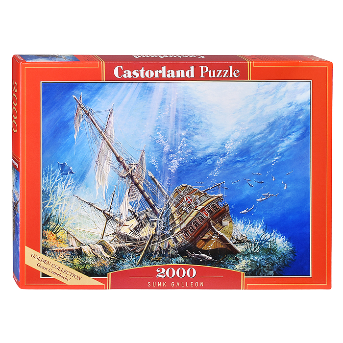 Пазлы 2000 "Затонувший корабль" 