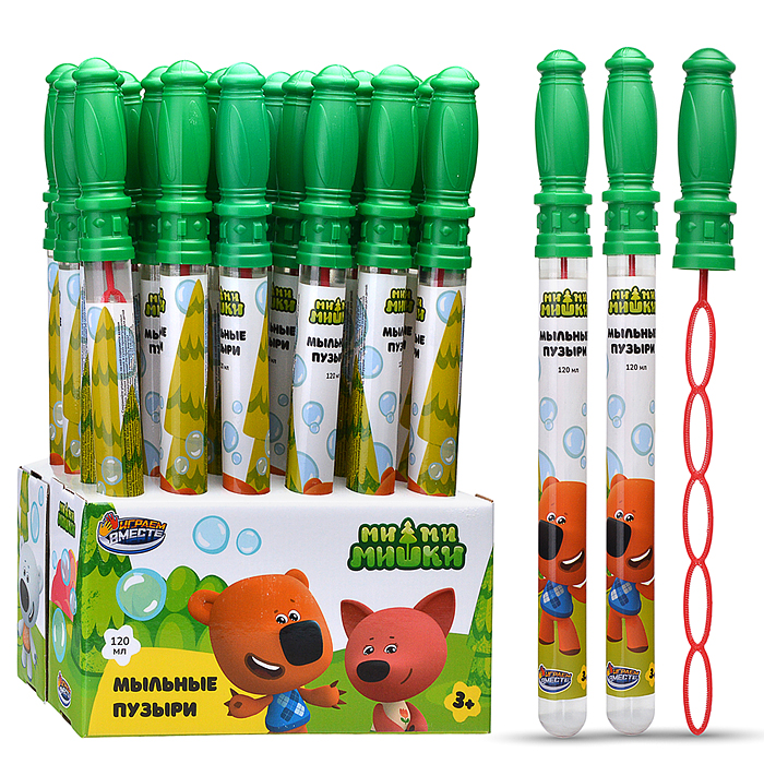 Мыльные пузыри "Ми-ми-мишки" 120мл, в колбе