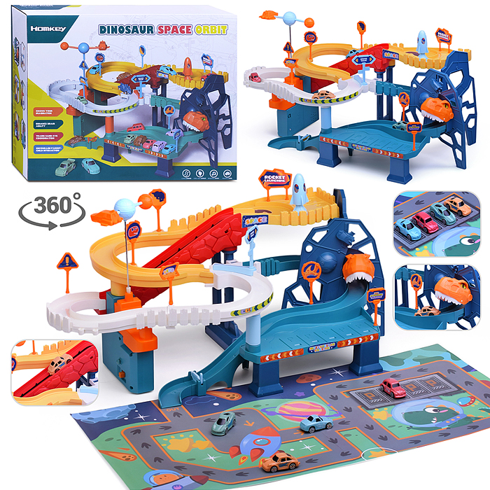 Парковка 5506A "Космические динозавры" в коробке