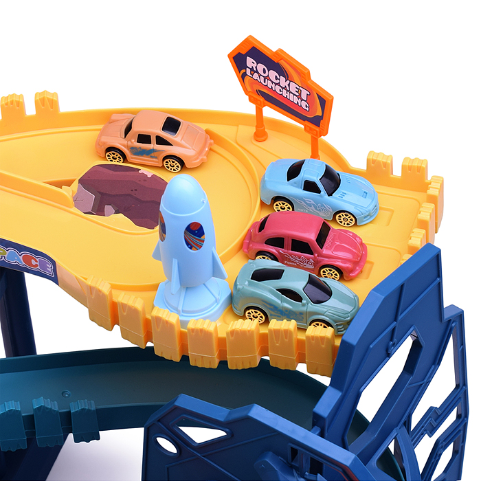 Фото к товару Парковка 5506A "Космические динозавры" в коробке Парковка 5506A "Космические динозавры" в коробке