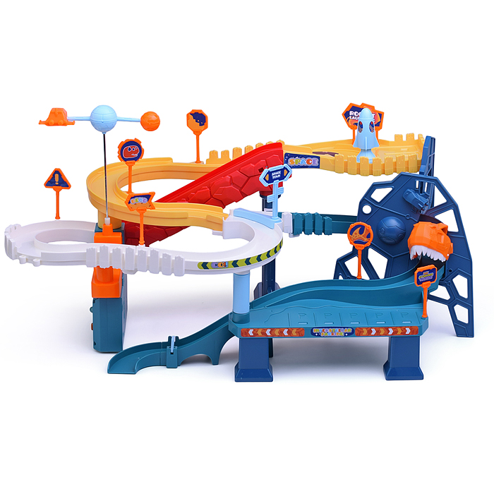 Фото к товару Парковка 5506A "Космические динозавры" в коробке Парковка 5506A "Космические динозавры" в коробке