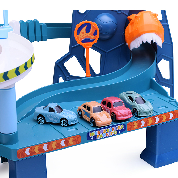 Фото к товару Парковка 5506A "Космические динозавры" в коробке Парковка 5506A "Космические динозавры" в коробке