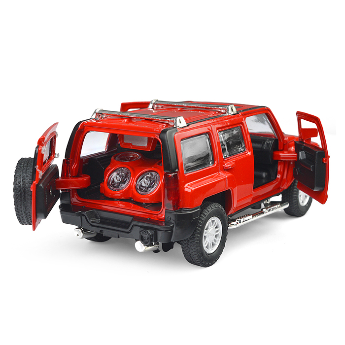 Фото к товару Машина металл Hummer h3, 14,4 см, (двери, багажник, свет-звук) инерция. Машина металл Hummer h3, 14,4 см, (двери, багажник, свет-звук) инерция.