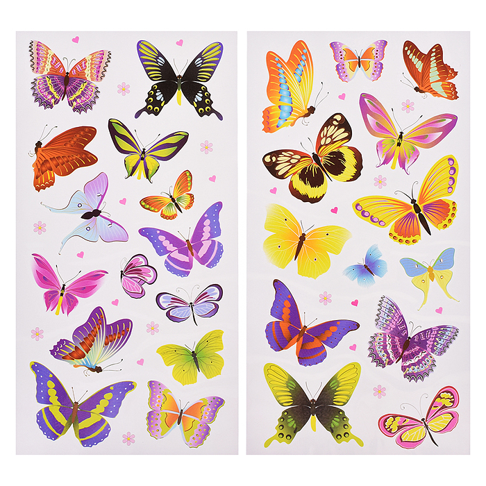Переводные татуировки. Бабочки Переводные татуировки. Бабочки