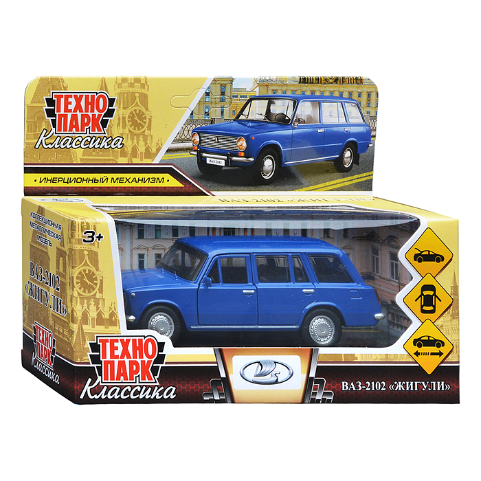 Фото к товару Машина металл ВАЗ-2102 12 см, (двери, багаж, синий) инерц., в коробке Машина металл ВАЗ-2102 12 см, (двери, багаж, синий) инерц., в коробке