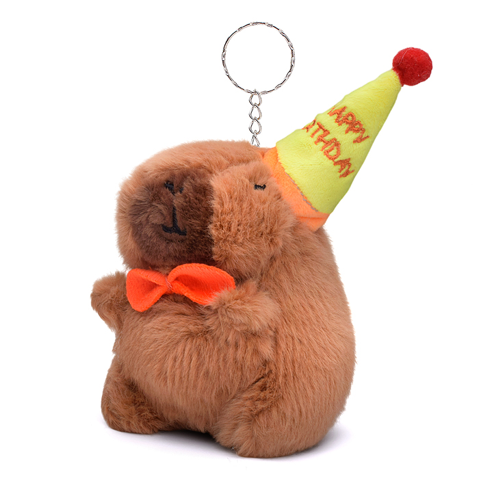 Мягкая игрушка М1485 "Капибара в праздничном колпачке"