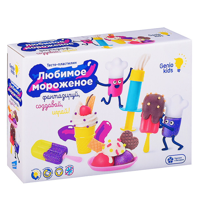 Набор для детской лепки "Любимое мороженое" Набор для детской лепки "Любимое мороженое"