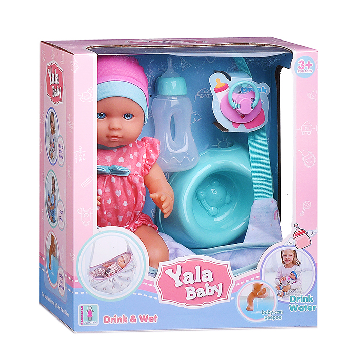 Фото к товару Пупс YL2430H-A "Анечка" с аксессуарами, в коробке Пупс YL2430H-A "Анечка" с аксессуарами, в коробке