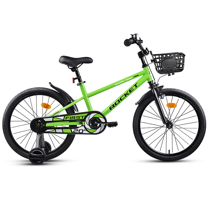 Велосипед 20" Rocket First, цвет зеленый 